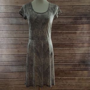 Michael Kors Snakeskin Flare Dress